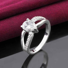 floating charms silver plated rings for men Claw wrapped heart bague ruby jewelry 69 ELY