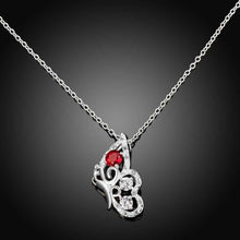 floating charms silver plated statement necklace Angel wing collares women joias182 ELY