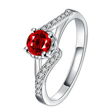 floating charms silver rings insets gem anel masculino ruby jewelry1 7 ELY