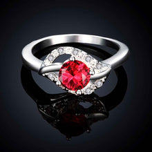 floating charms silver rings insets gem anel masculino ruby jewelry1 7 ELY
