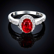 floating charms silver rings insets gem anel masculino ruby jewelry1 7 ELY