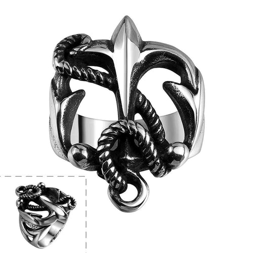 floating charms stainless steel rings Ox horn anel masculino Factory MAYAR 9 ELY