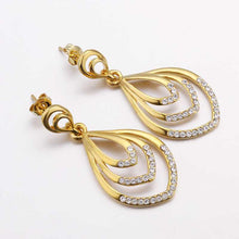 online shopping india 18K Gold Plating earing kp yellow leaf drop earrings cufflinks charms 136 ELY