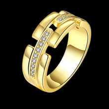 online shopping india 18K Gold Plating wedding rings Crystal Bridges anillos bone SKGR394 ELY