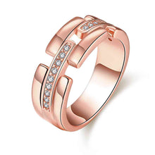 online shopping india 18K Gold Plating wedding rings Crystal Bridges anillos bone SKGR394 ELY
