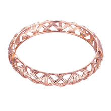 online shopping india 18K Gold Plated friendship bangle Hollow twill women bracelet wedding decoration HBZ 2 ELY