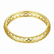 online shopping india 18K Gold Plated friendship bangle Hollow twill women bracelet wedding decoration HBZ 2 ELY