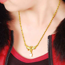 online shopping india 24k gold plated necklace men angel colares horloge YHDN 8 ELY