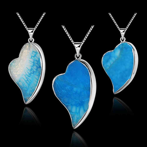 online shopping india Quartz Crystal pendant Mood bead necklace Elegant STON 9 ELY