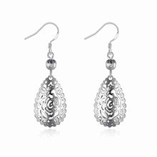 online shopping india 925 Sterling Silver earrings Hollow water dropl orecchini diy 331 ELY