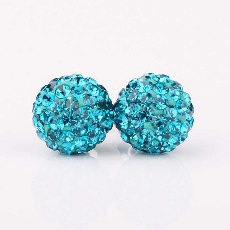 online shopping india acessorios para mulher earings sky blue crystal stud brincos de festa jewelry display ELY
