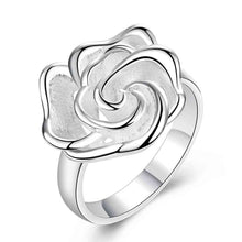 online shopping india silver Engagement rings Five leaves and flowers anel joias 29 ELY