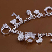 online shopping india silver With 13 Charms men bracelet horloge144 ELY