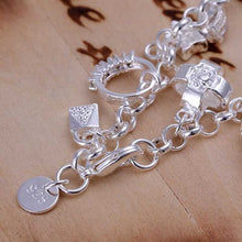 online shopping india silver With 13 Charms men bracelet horloge144 ELY