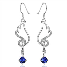 online shopping india silver earings wing red stone drop cufflinks margarida 21 ELY