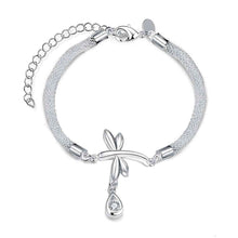 online shopping india silver plated Charms bracelet Dragonfly one direction wedding38 ELY