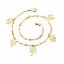 online shopping india silver plated anklet leaf leg jewelry margarida HBA 17 ELY
