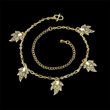 online shopping india silver plated anklet leaf leg jewelry margarida HBA 17 ELY
