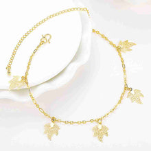 online shopping india silver plated anklet leaf leg jewelry margarida HBA 17 ELY