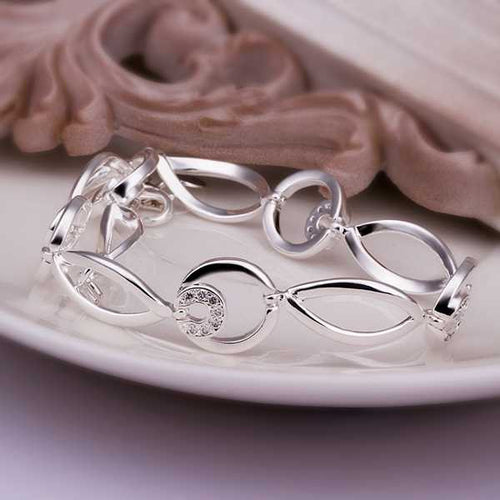 online shopping india silver plated bracelets & bangles Design pulseira Gift for her HBH 19 ELY