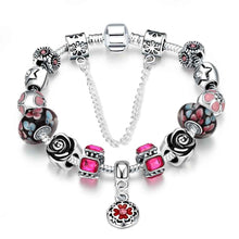 online shopping india silver-plated bracelets bangles Red fall heart pulseras mujer joias ELY