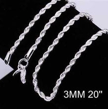 online shopping india silver plated chain 2M 16-24inch Personalized 2 ELY