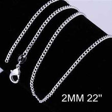 online shopping india silver plated chain 2M 16-24inch Personalized 2 ELY