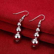 online shopping india silver plated earing Three beads drop pendientes bear prices in euros 699 ELY