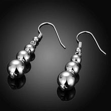 online shopping india silver plated earing Three beads drop pendientes bear prices in euros 699 ELY
