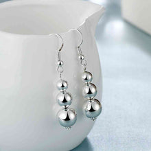online shopping india silver plated earing Three beads drop pendientes bear prices in euros 699 ELY