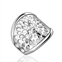 online shopping india silver plated engagement ring long wide web ring men wedding jewelry 37 ELY