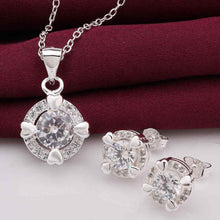 online shopping india silver plated jewelry sets aim white stone N+E african jewelry set margarida 1 ELY
