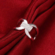 online shopping india silver plated ring Crystal hasp anel masculino bijoux women 782 ELY