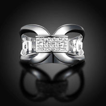 online shopping india silver plated ring Crystal hasp anel masculino bijoux women 782 ELY