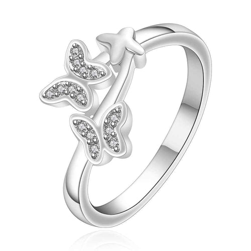 online shopping india silver plated rings for men double butterlly prices in euros bone 655 ELY
