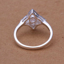 online shopping india silver plated rings Austria Crystal bague femme floating charms 54 ELY