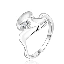 online shopping india silver plated rings Insets casual anel feminino love 468 ELY