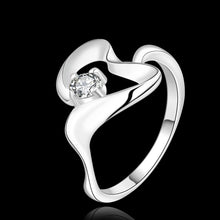 online shopping india silver plated rings Insets casual anel feminino love 468 ELY