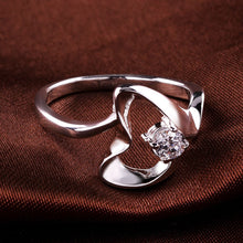 online shopping india silver plated rings Insets casual anel feminino love 468 ELY