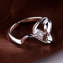 online shopping india silver plated rings Insets casual anel feminino love 468 ELY