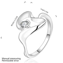 online shopping india silver plated rings Insets casual anel feminino love 468 ELY