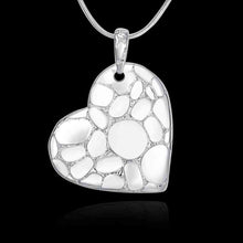 online shopping india silver plated statement necklace heart-shaped colar Gift for her 8 5 ELY