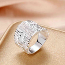online shopping india silver rings for men Aspect Crystal Bridges bague femme jewellery 88 ELY