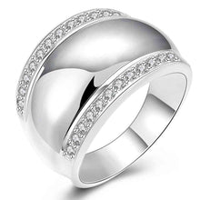 online shopping india silver rings for men Aspect Crystal Bridges bague femme jewellery 88 ELY