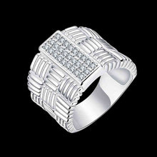 online shopping india silver rings for men Aspect Crystal Bridges bague femme jewellery 88 ELY
