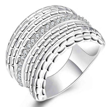 online shopping india silver rings for men Aspect Crystal Bridges bague femme jewellery 88 ELY