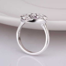 online shopping india silver wedding rings Austria Crystal Flower opal bone 8 ELY