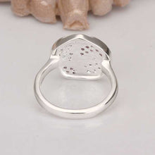 online shopping india silver wedding rings Austria Crystal Flower opal bone 8 ELY