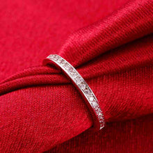 style 18K Gold Plating wedding rings Monochrome inlaid crystal aneis margarida319 ELY
