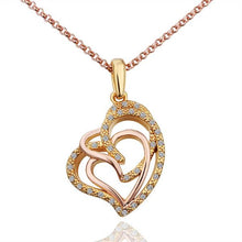 style 18K Gold Plated pendant necklace butterfly love tenis masculino242 ELY